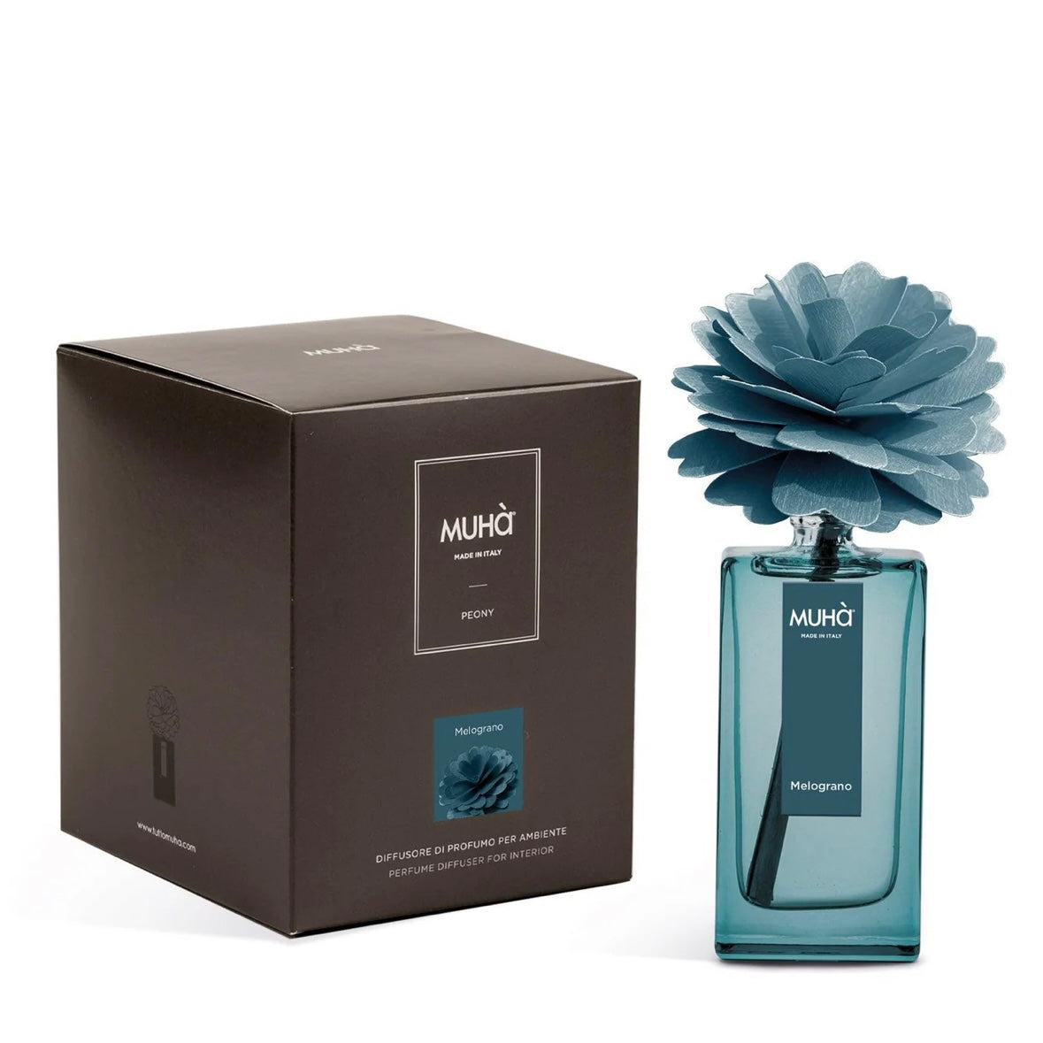MUHÀ Peony Diffuser Profumatore ambiente con peonia - Melograno