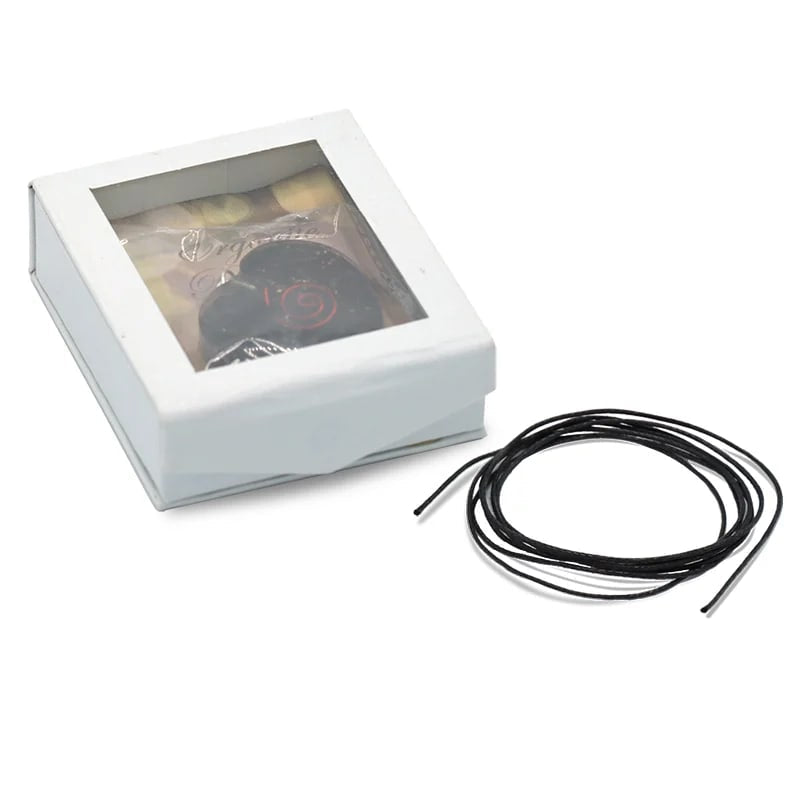 Collana con Ciondolo in Shungite a Forma di Cuore - clorophilla-shop