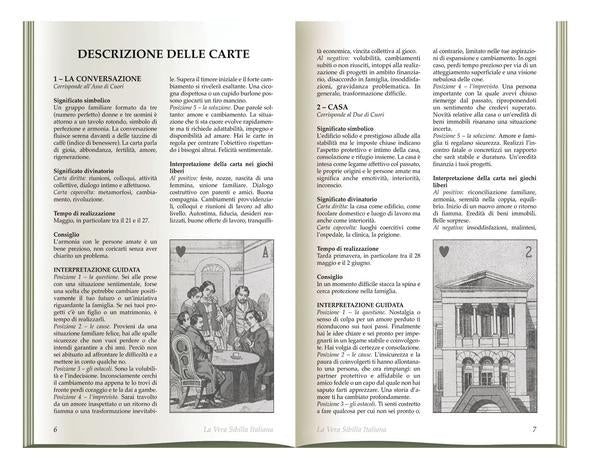 Lo Scarabeo "Vera Sibilla Italiana" - Cofanetto con 54 carte e Libro