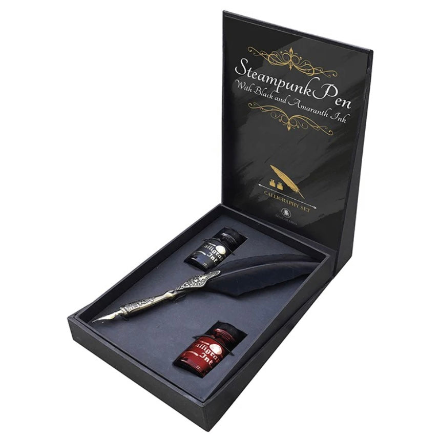 Steampunk Pen Set Calligrafico - Idea regalo