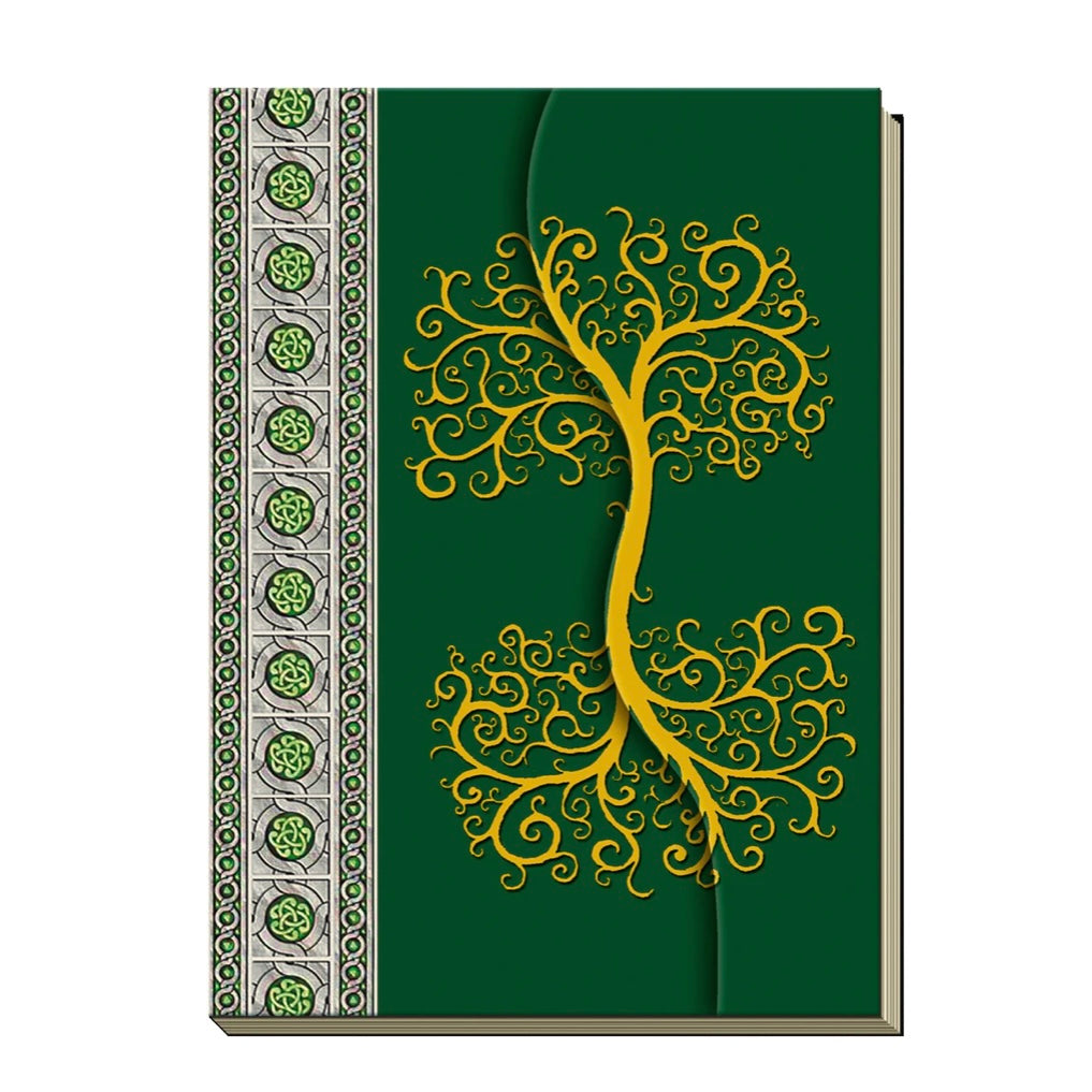 Diario Albero Celtico alta qualità con copertina rigida - 160 pagine bianche e nastro segnalibro <br /><br />