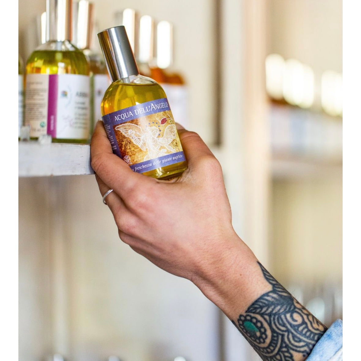 Olfattiva Profumo Acqua dell'Angelo 115ml Energia e Protezione - La freschezza delle piante angeliche