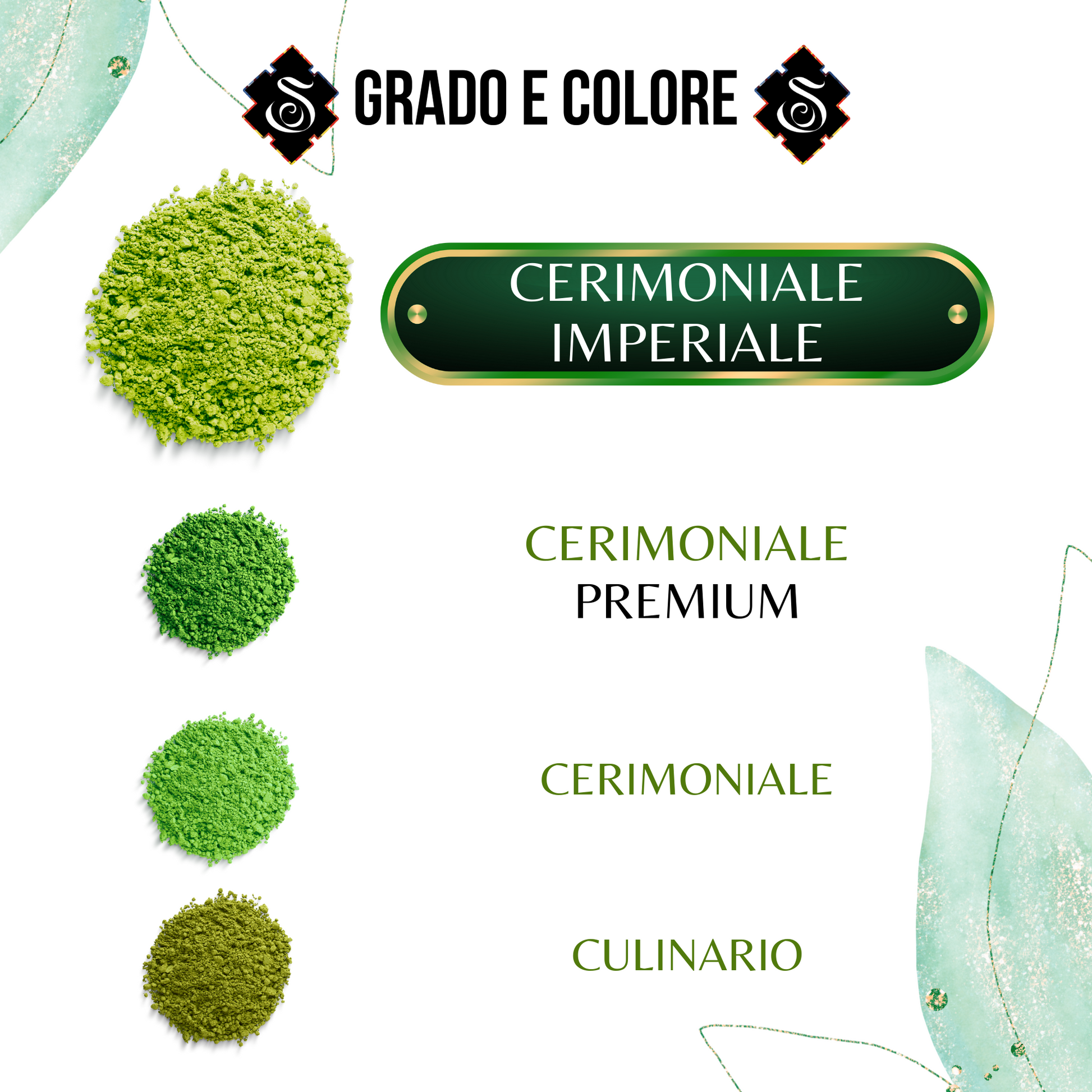 Samsara Matcha Cerimoniale Grado IMPERIALE Premium | Raccolto a Mano in Giappone a YAME Fukuoka, Macinato a Pietra | NO Cottura Vapore | Testato EGCG | E-guida e Bugiardino (25g) - SamsaraFragrances