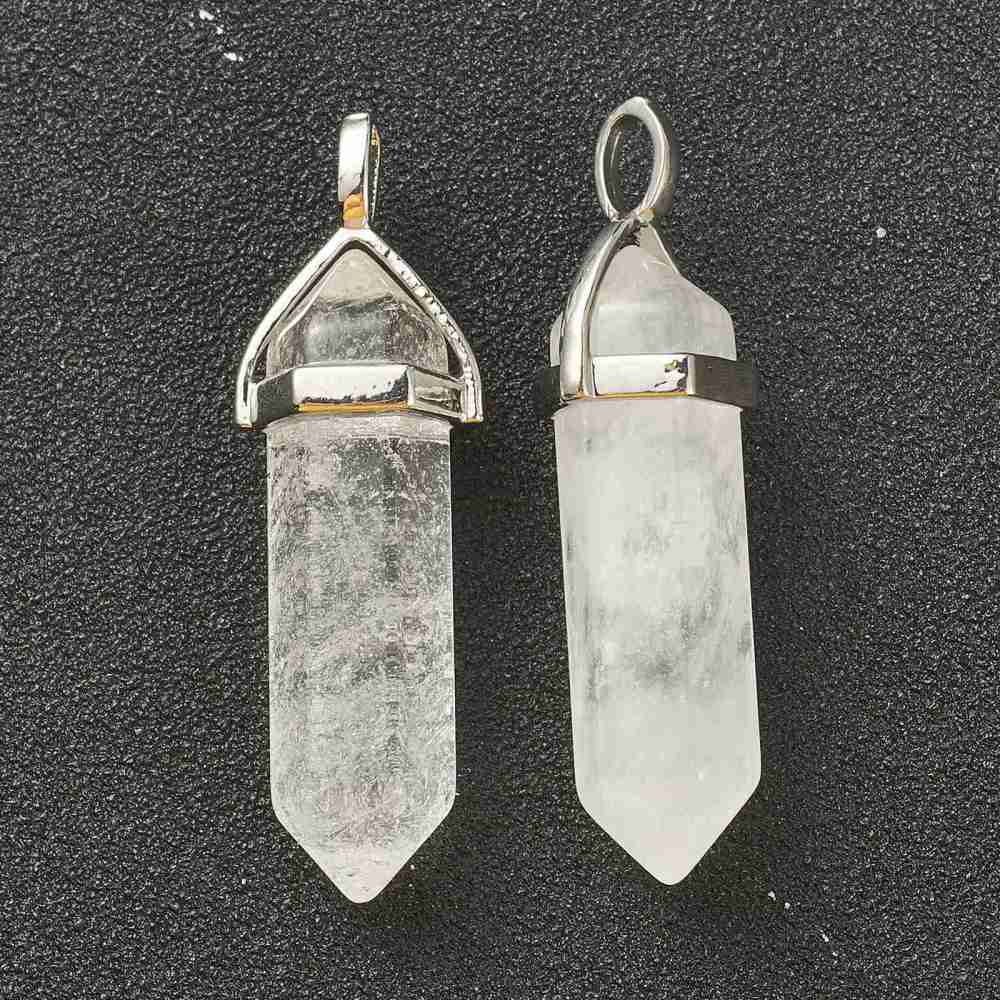 Ciondolo prisma Cristallo di Rocca - Potente amplificatore energetico