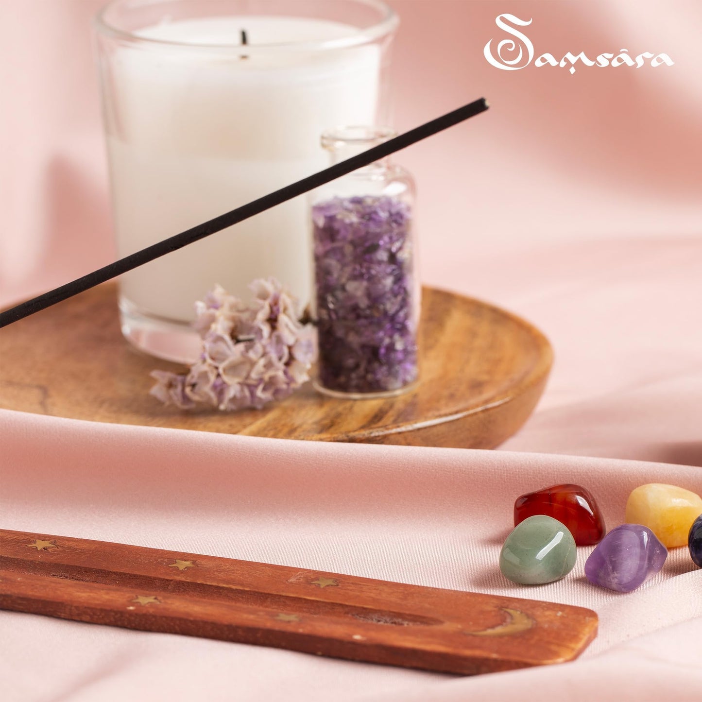 SAMSARA - Incenso Indiano in Stick Artigianale - PALO SANTO - 15g