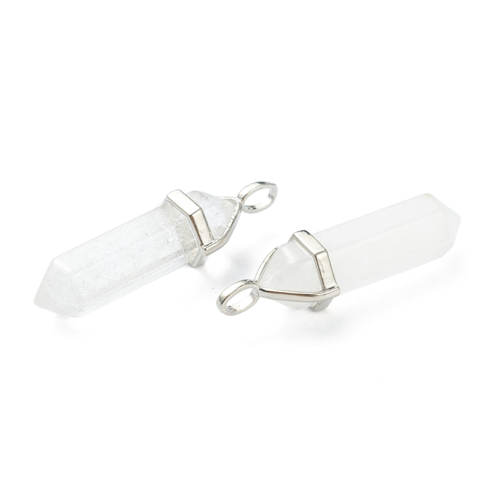 Ciondolo prisma Cristallo di Rocca - Potente amplificatore energetico