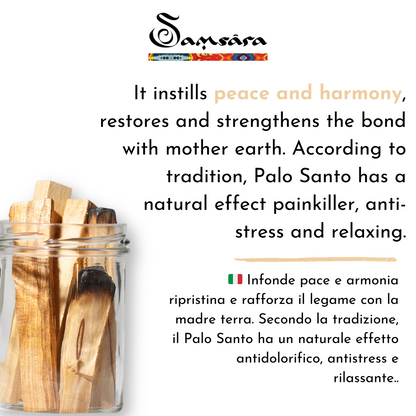 SAMSARA Incenso in Polvere Naturale 100% - PALO SANTO