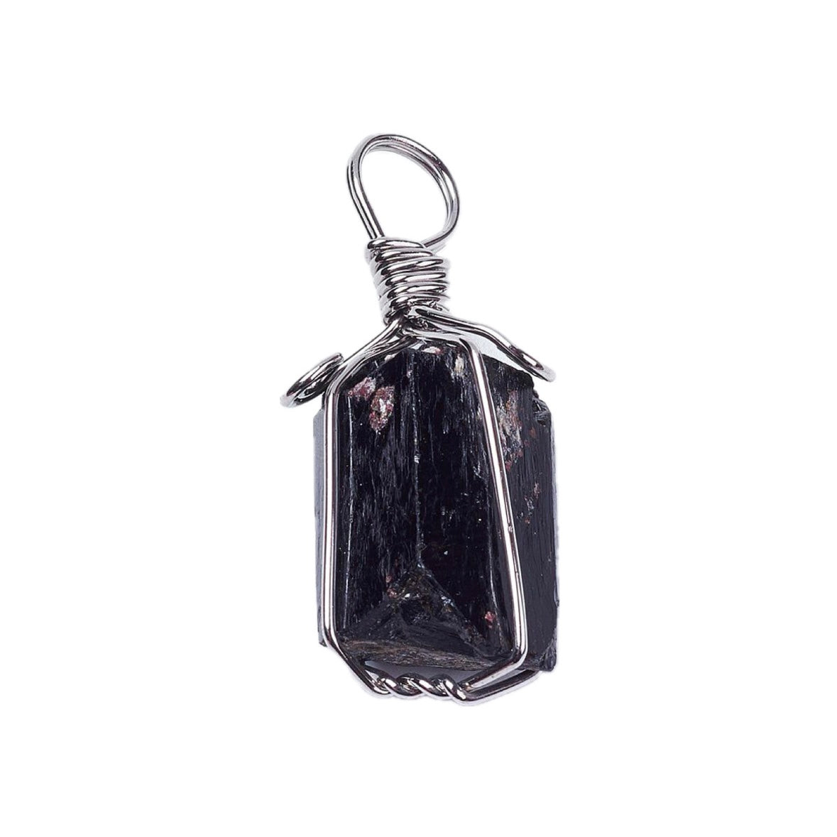 Collana con ciondolo in Tormalina nera grezza - Protezione dalle energie negative