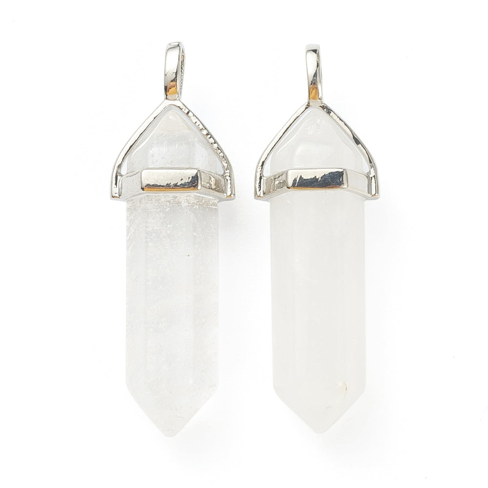 Ciondolo prisma Cristallo di Rocca - Potente amplificatore energetico