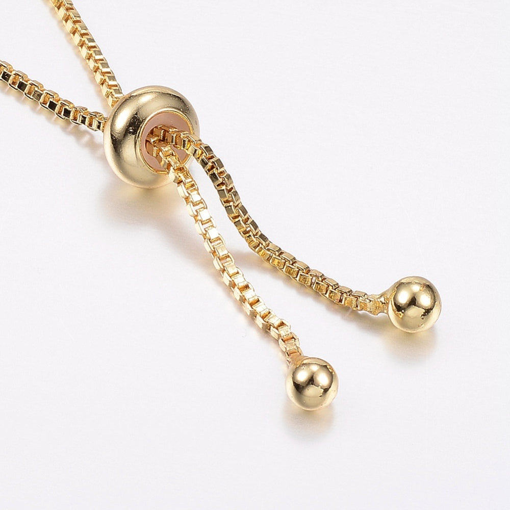 Bracciale dorato Drago con zirconi - Regolabile