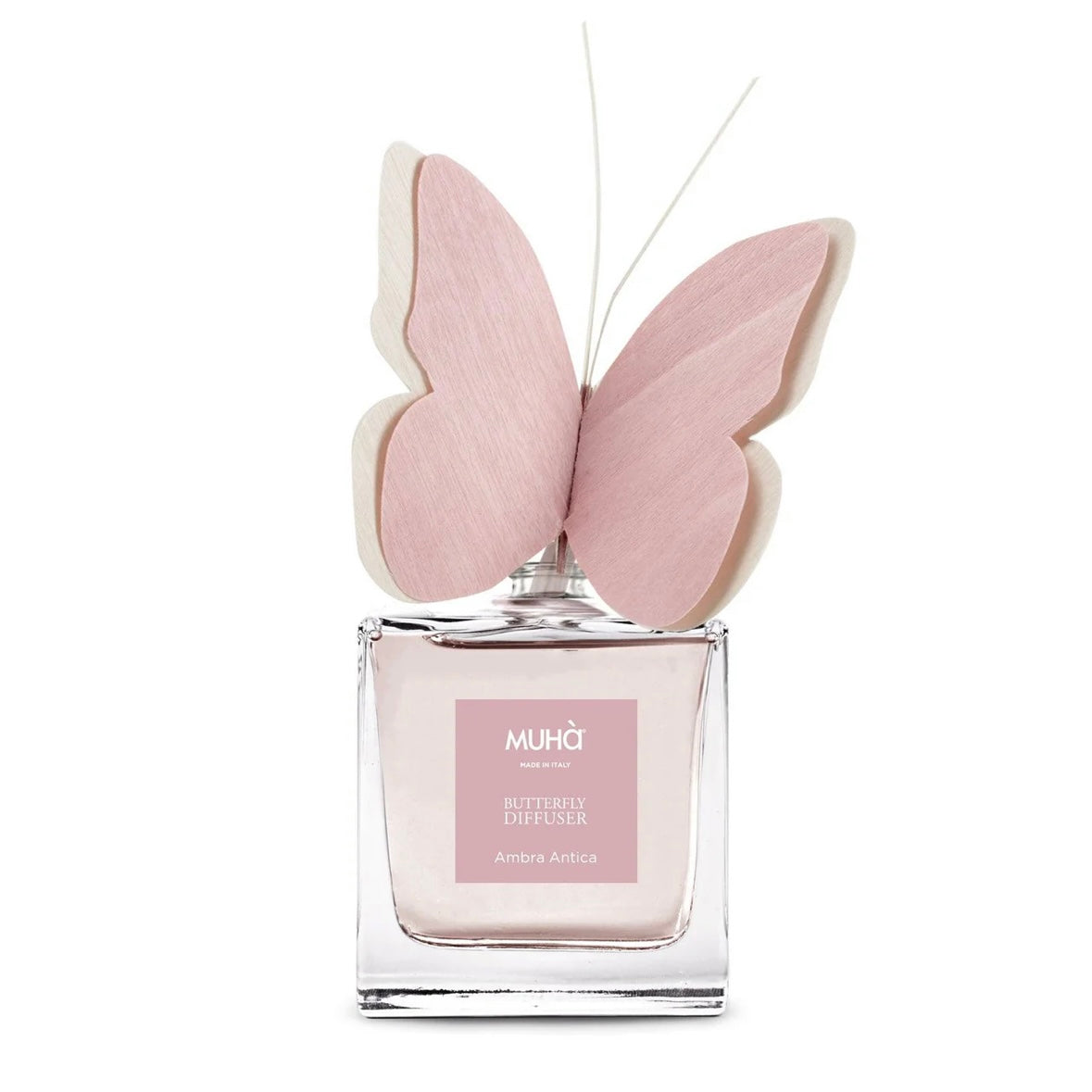 MUHÀ Butterfly Diffuser Profumatore ambiente con farfalla 50ml - Ambra Antica