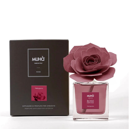 MUHÀ Rose Diffuser Profumatore ambiente con rosa - Melograno