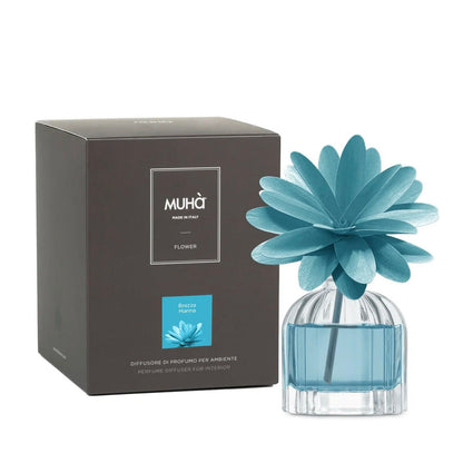MUHÀ Flower Diffuser Profumatore d'ambiente con fiore - Brezza Marina