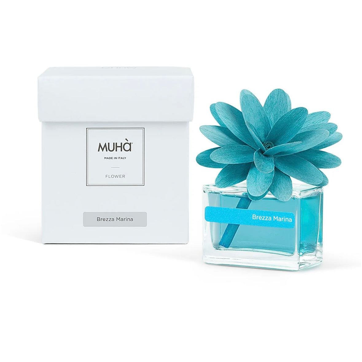 MUHÀ Flower Diffuser Profumatore d'ambiente con fiore - Brezza Marina