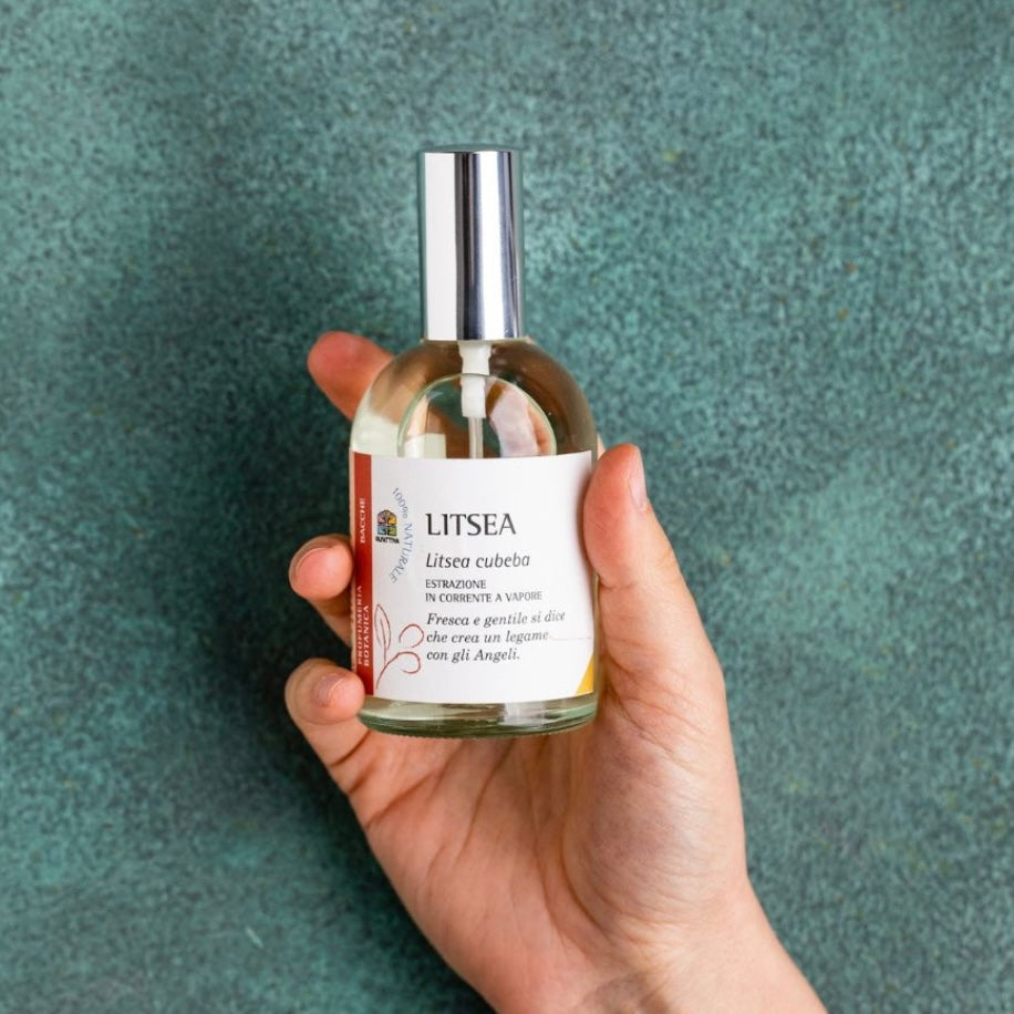 Olfattiva Profumo aromaterapico botanico Litsea 115ml fresca e gentile - Stimolante e calmante