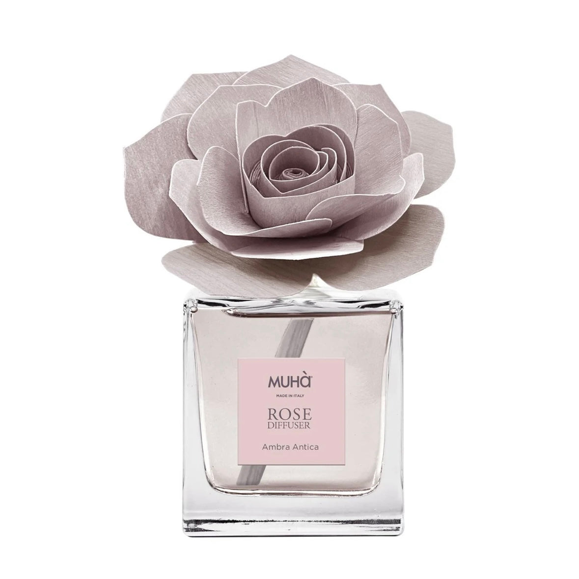 MUHÀ Rose Diffuser Profumatore ambiente con rosa - Ambra antica
