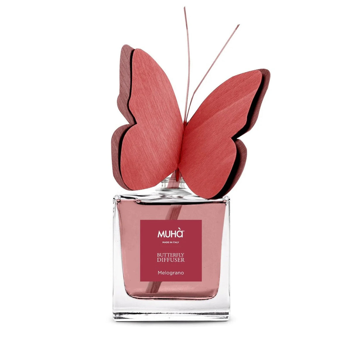 MUHÀ Butterfly Diffuser Profumatore ambiente con farfalla 50ml - Melograno