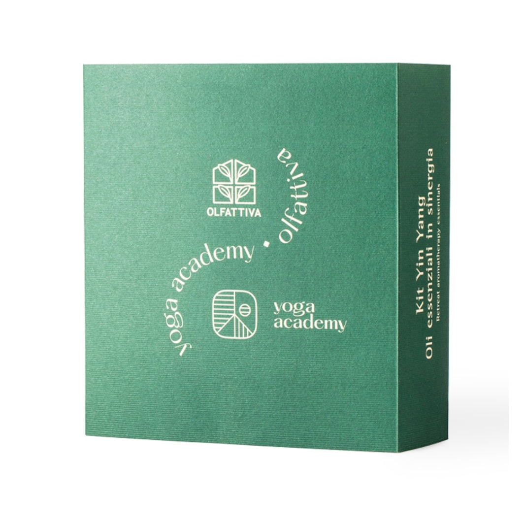 Olfattiva Kit Yin Yang mente e corpo aromaterapia per pratica yoga o meditazione - In collaborazione con Yoga Academy