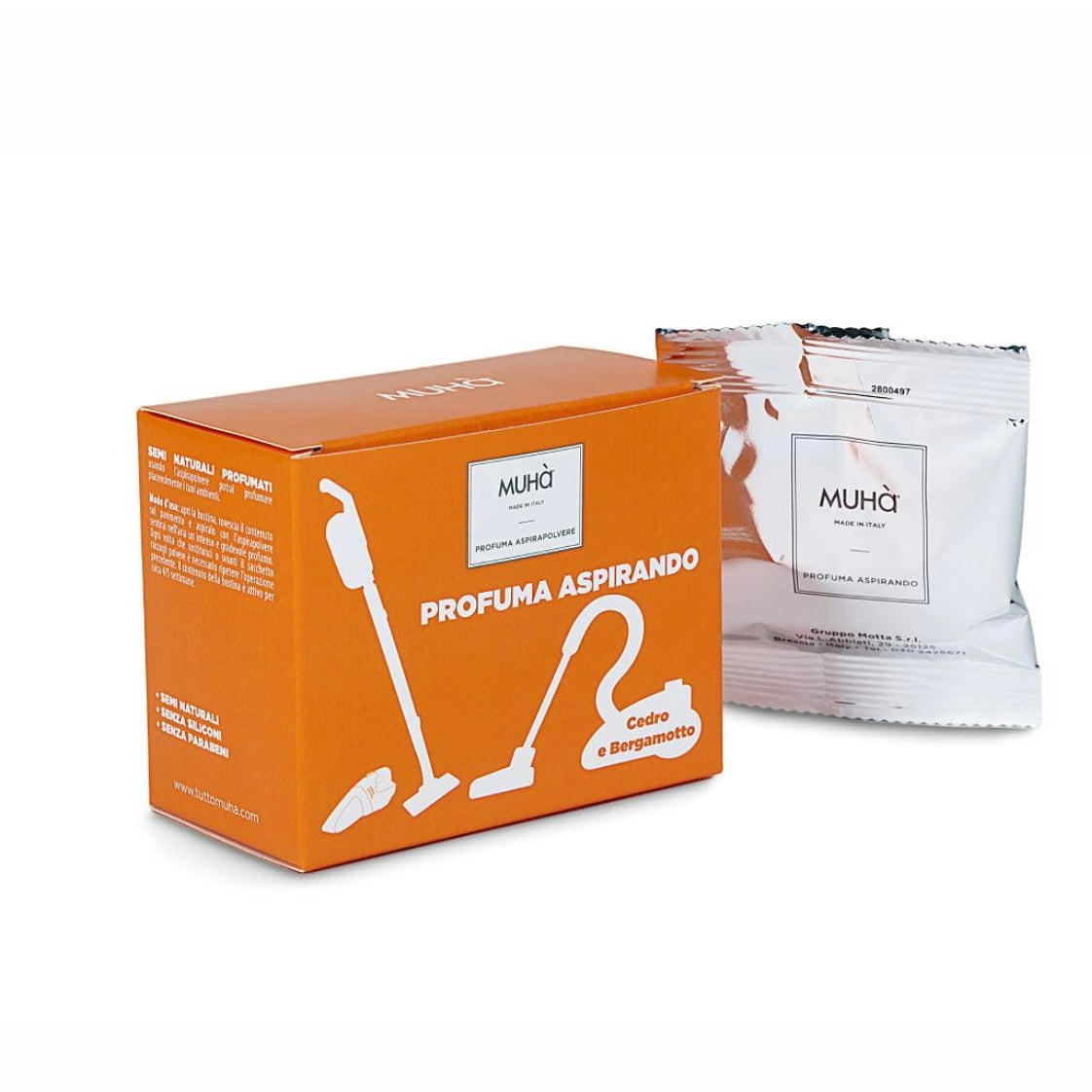 MUHÀ Profuma aspirando in bustine - Cedro e Bergamotto
