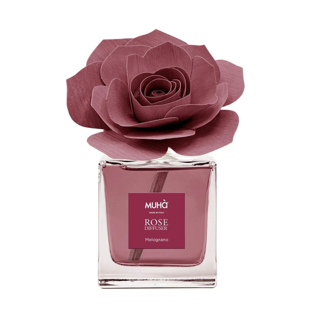 MUHÀ Rose Diffuser Profumatore ambiente con rosa - Melograno