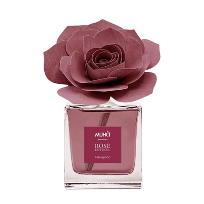 MUHÀ Rose Diffuser Profumatore ambiente con rosa - Melograno