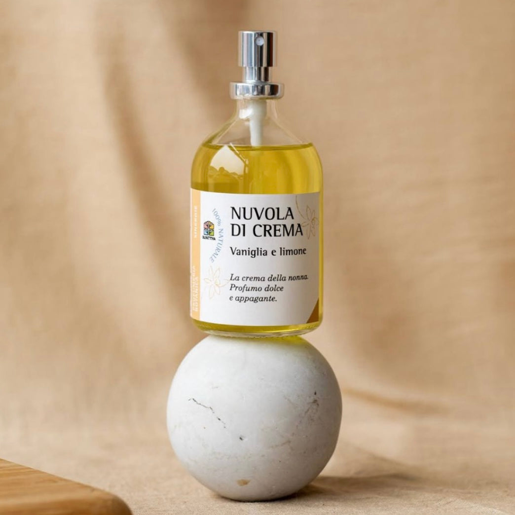 Olfattiva Profumo aromaterapico botanico Nuvola di crema 115ml dolce e appagante - Vaniglia e Limone