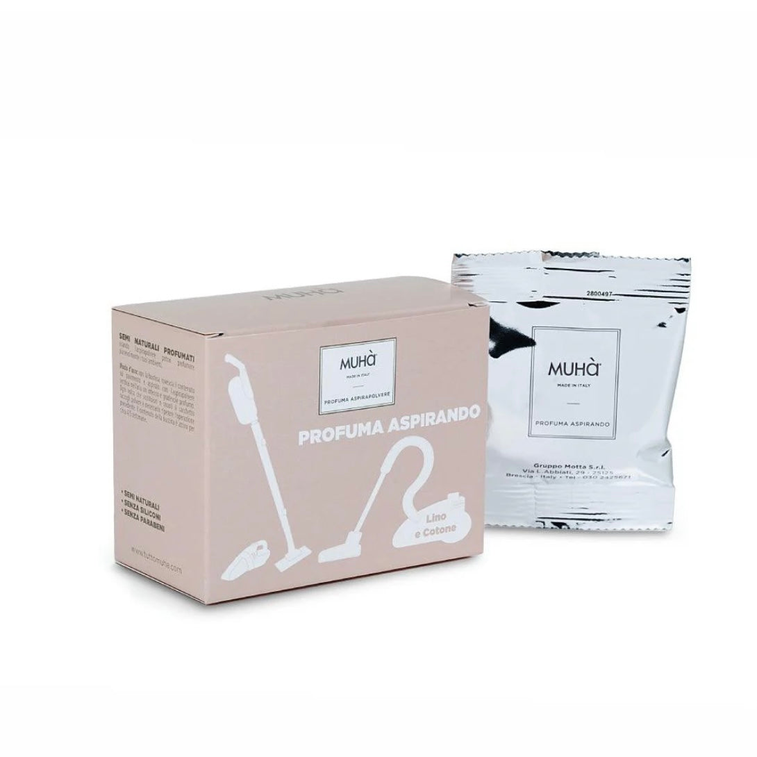 MUHÀ Profuma aspirando in bustine - Lino e Cotone