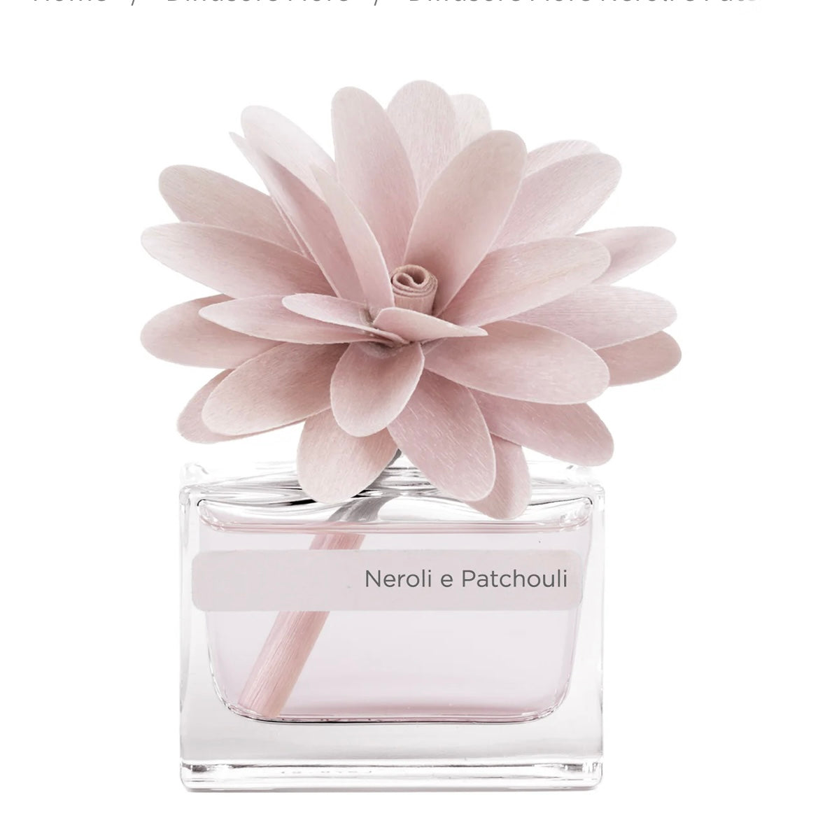 MUHÀ Flower Diffuser Profumatore d'ambiente con fiore - Neroli e Patchouli