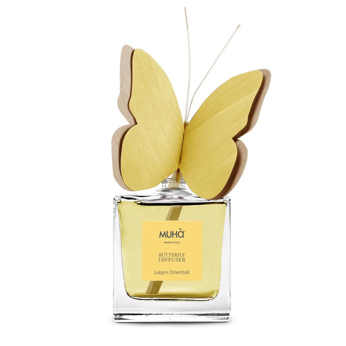 MUHÀ Butterfly Diffuser Profumatore ambiente con farfalla 50ml - Legni Orientali