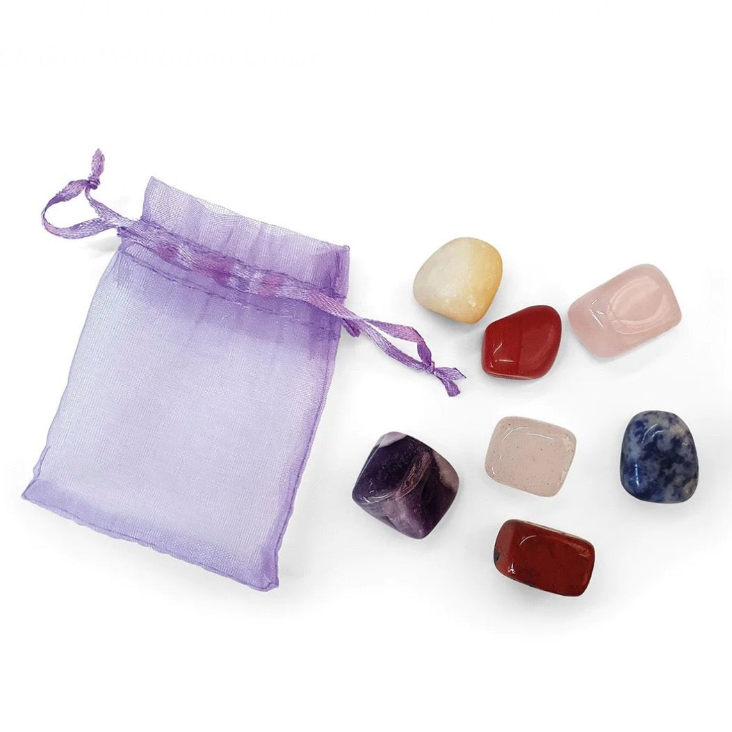 Lo Scarabeo "Chakra Meditation" - 7 Cristalli, Tavola da Divinazione, Istruzioni