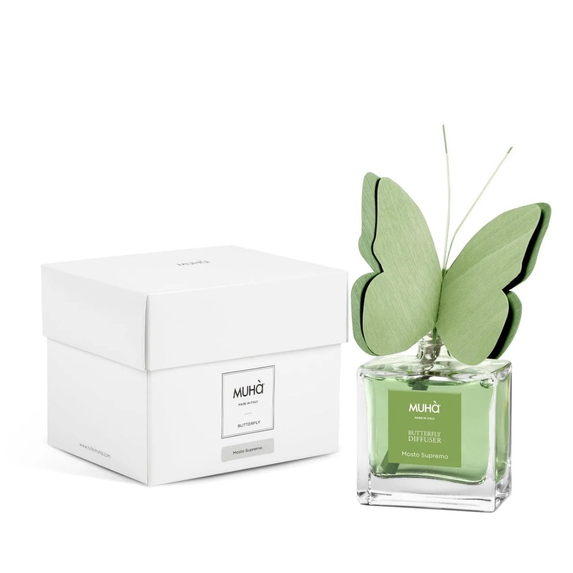 MUHÀ Butterfly Diffuser Profumatore ambiente con farfalla 50ml - Mosto supremo