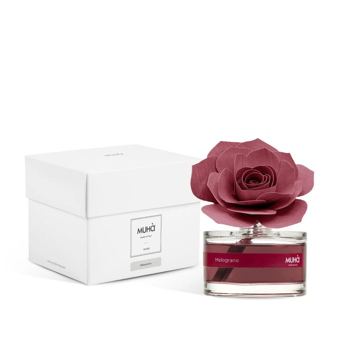 MUHÀ Rose Diffuser Profumatore ambiente con rosa - Melograno