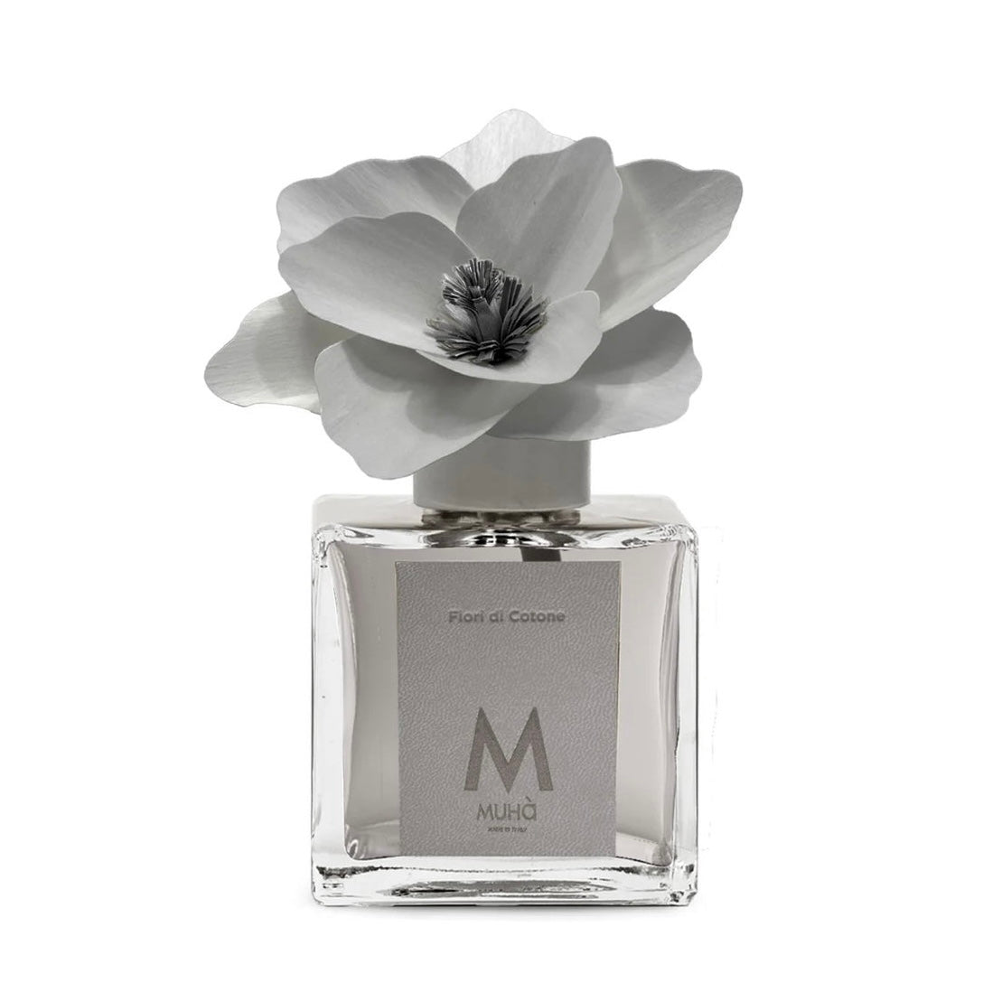 MUHÀ Magnolia Diffuser Profumatore ambiente con magnolia 500ml - Fiori di cotone