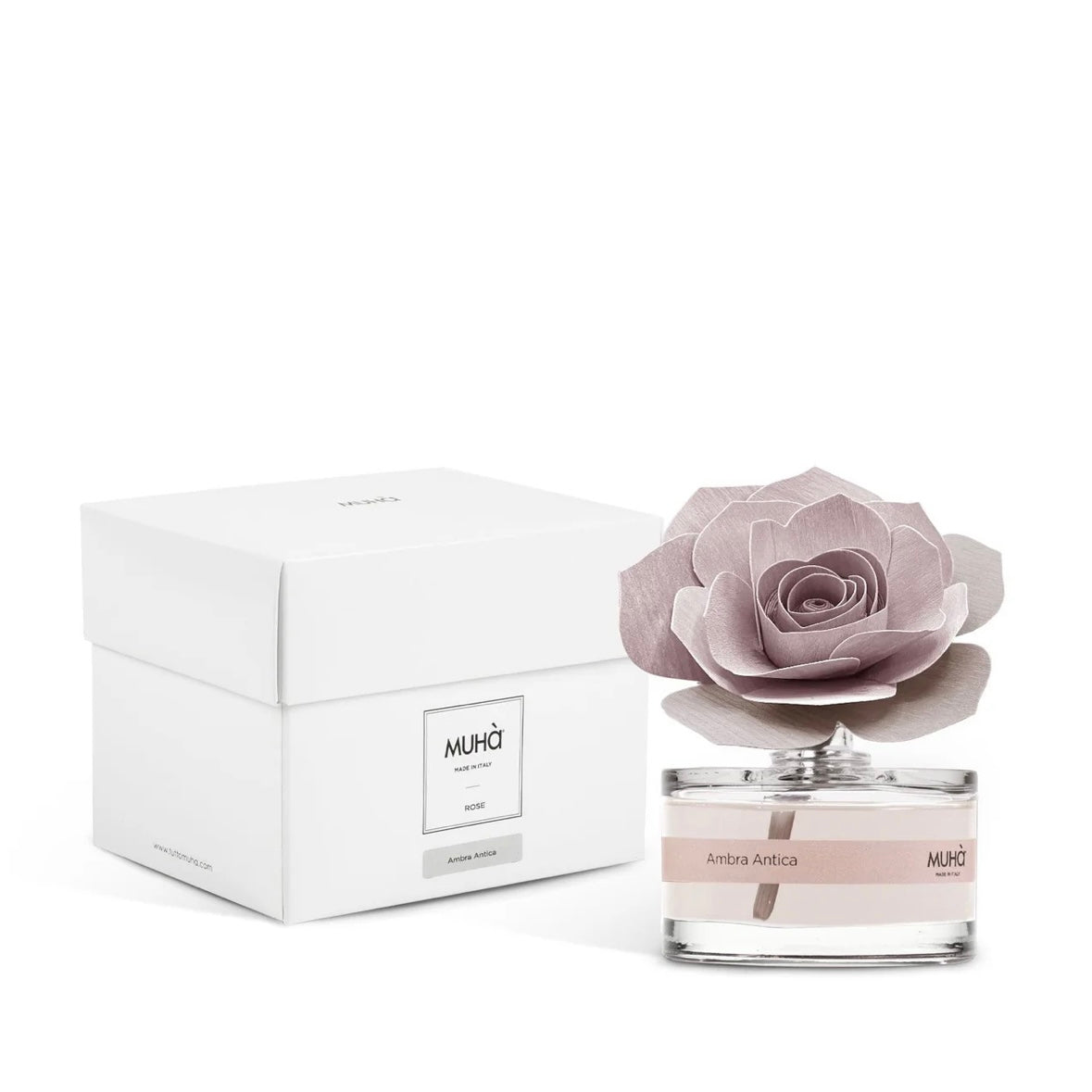 MUHÀ Rose Diffuser Profumatore ambiente con rosa - Ambra antica