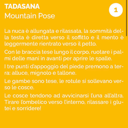 Lo Scarabeo "JustAsana" - 110 carte pratica Yoga