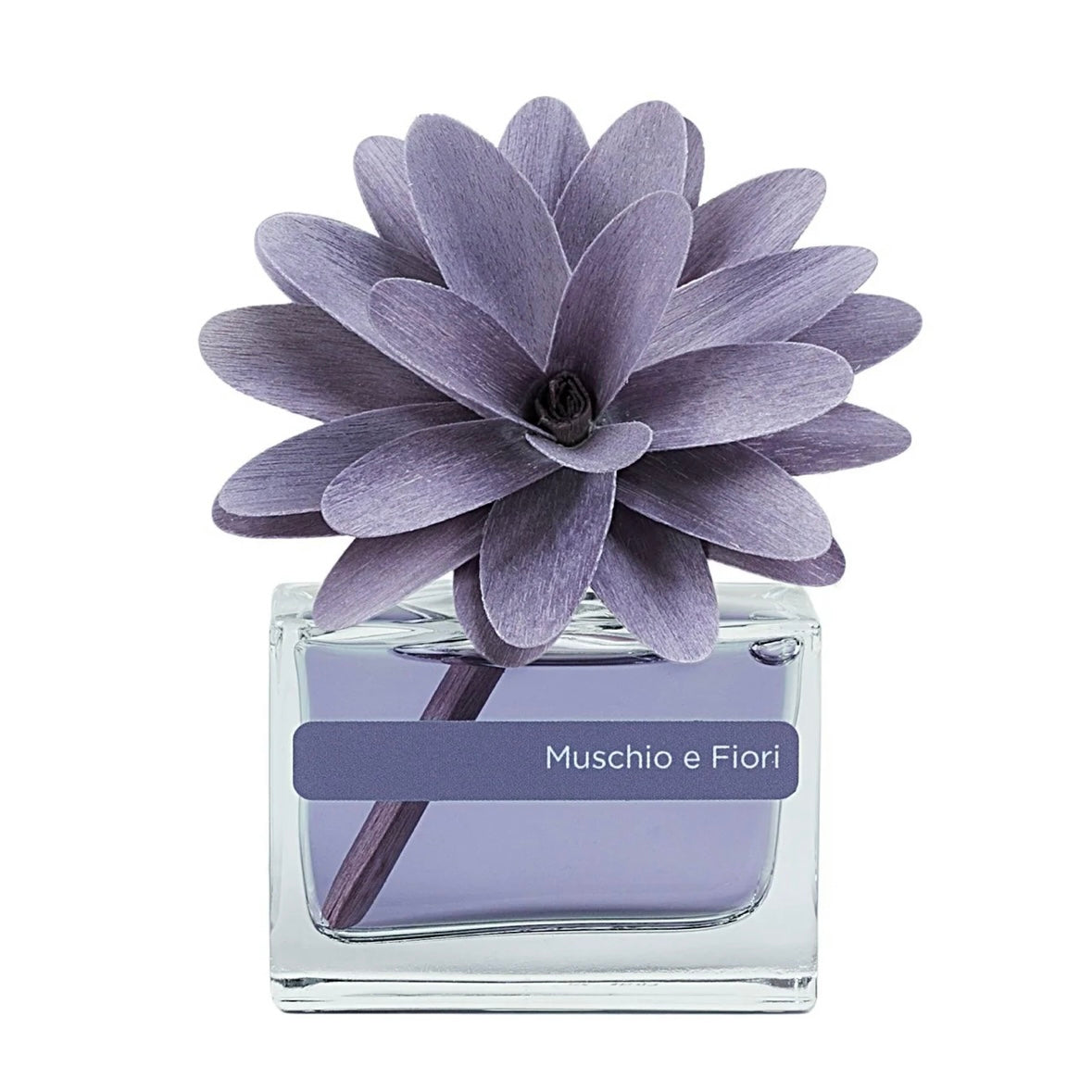 MUHÀ Flower Diffuser Profumatore d'ambiente con fiore - Muschio e Fiori