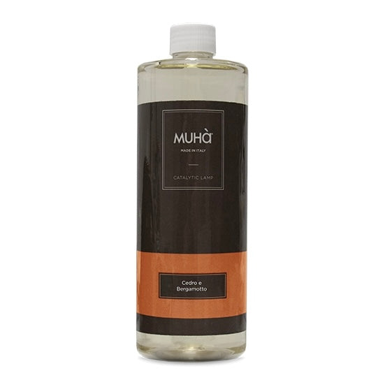 MUHÀ Ricarica Lampada Catalitica 500ml - Cedro e Bergamotto