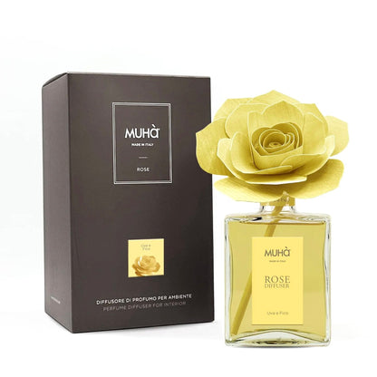 MUHÀ Rose Diffuser Profumatore ambiente con rosa - Uva e fico