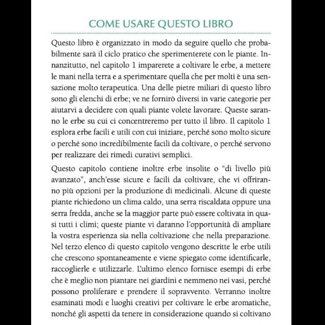 Libro "Il Piccolo Libro delle Erbe" Holly Bellebuono - Preparazione rimedi naturali con Erbe