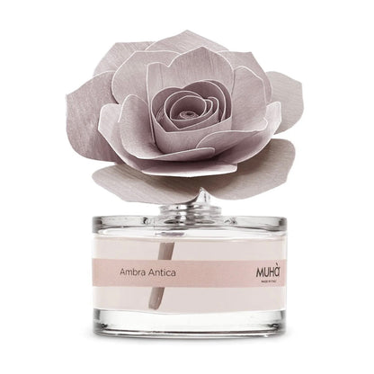MUHÀ Rose Diffuser Profumatore ambiente con rosa - Ambra antica