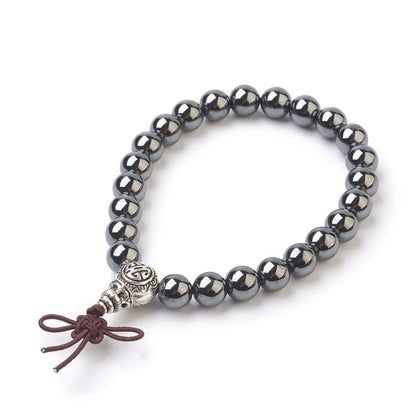 Bracciale elastico in Ematite - Radicamento e Protezione