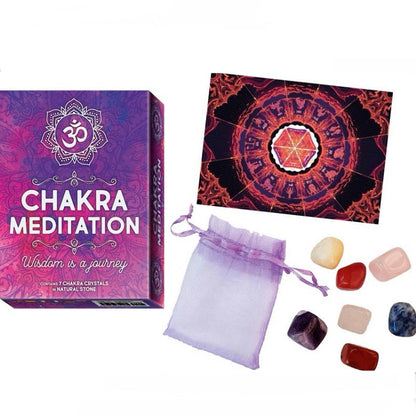 Lo Scarabeo "Chakra Meditation" - 7 Cristalli, Tavola da Divinazione, Istruzioni