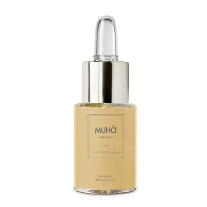MUHÀ Olio Idrosolubile 15ml - Vaniglia e Ambra Pura