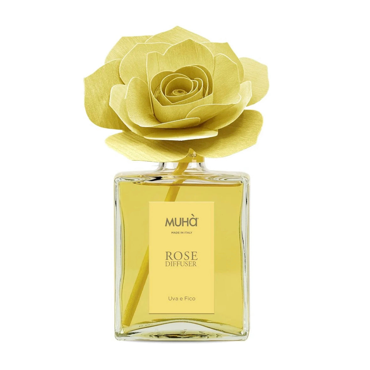 MUHÀ Rose Diffuser Profumatore ambiente con rosa - Uva e fico