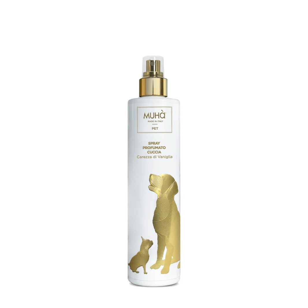 MUHÀ Linea Pet cura animali - Deodorante spray cuccia carezza di vaniglia