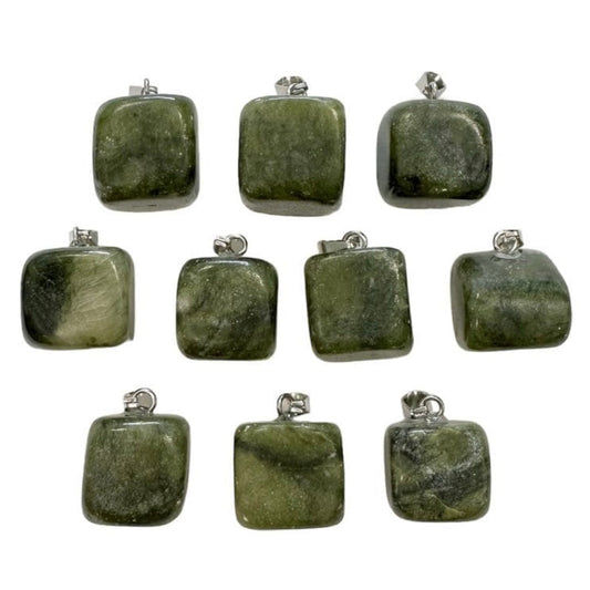 Ciondolo in Giada Nefrite laminata - Fortuna e Ricchezza