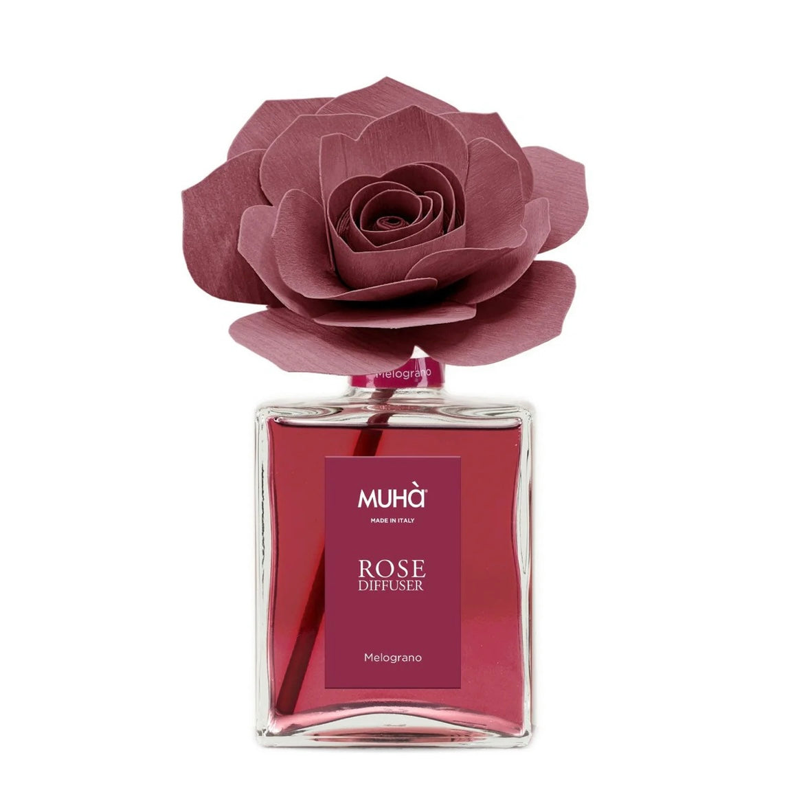 MUHÀ Rose Diffuser Profumatore ambiente con rosa - Melograno