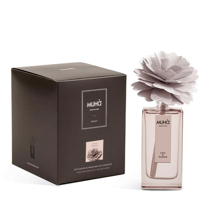 MUHÀ Peony Diffuser Profumatore ambiente con peonia - Lino e Cotone