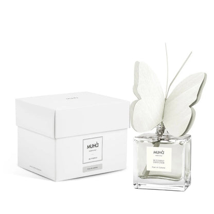 MUHÀ Butterfly Diffuser Profumatore ambiente con farfalla 50ml - Fiori di cotone
