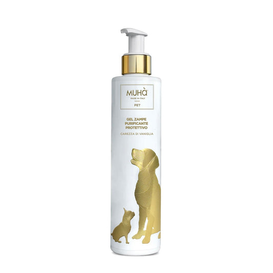 MUHÀ Linea Pet cura animali - Gel zampe purificante aloe e tea tree
